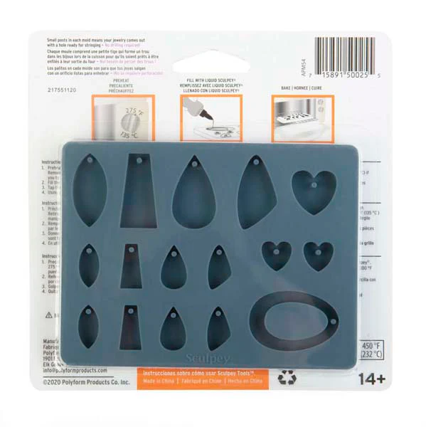 Sculpey Bakeable Silicone Mold, Jewellery - Image 2