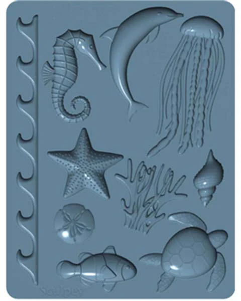 Sculpey Bakeable Silicone Mold, Sea Life - Image 4