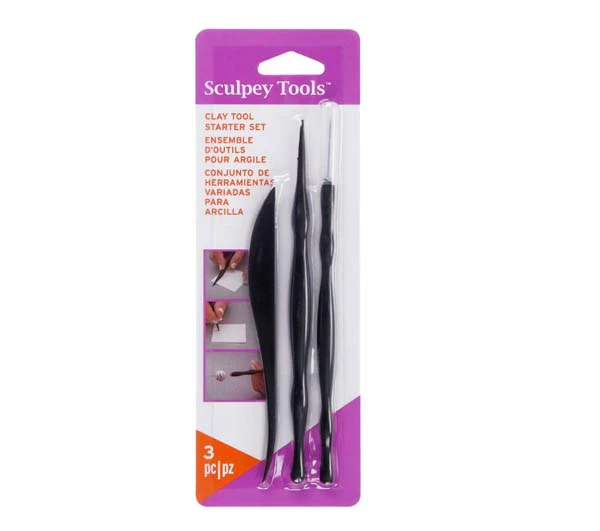 Sculpey Clay Tool Starter Set, 3Pcs