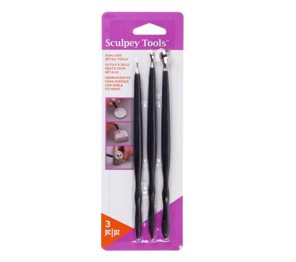 Sculpey Dual End "Style n' Detail" Tool Set, 3Pcs