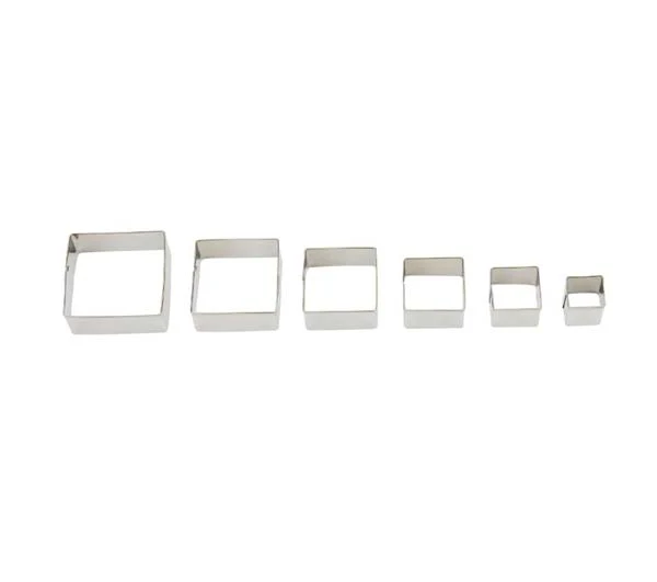 Sculpey Graduated Square Cutters,  6Pcs - Image 2