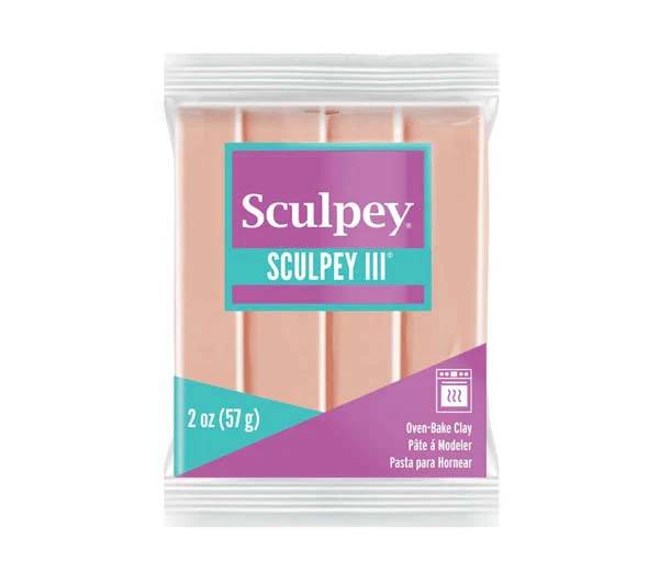 Sculpey III Modelling Clay, 57g, Beige