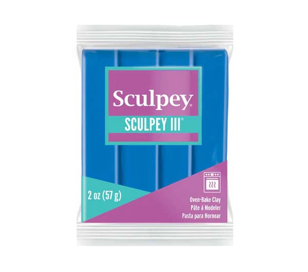 Sculpey III Modelling Clay, 57g, Blue