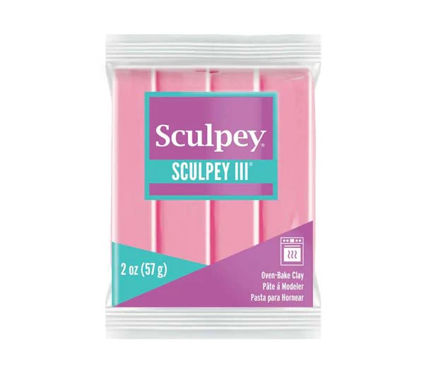 Sculpey III Modelling Clay, 57g, Dusty Rose