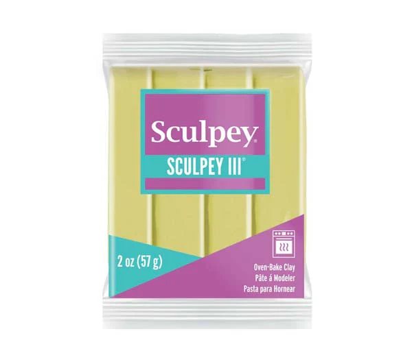 Sculpey III Modelling Clay, 57g, Glow In The Dark