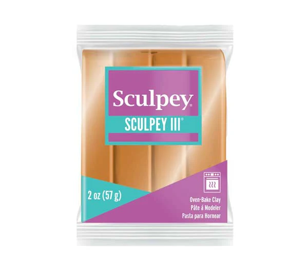 Sculpey III Modelling Clay, 57g, Gold