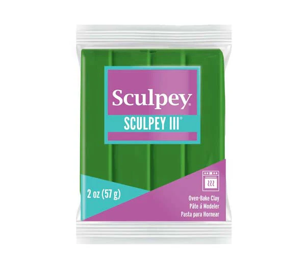 Sculpey III Modelling Clay, 57g, Leaf Green