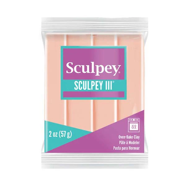 Sculpey III Modelling Clay, 57g, Peach