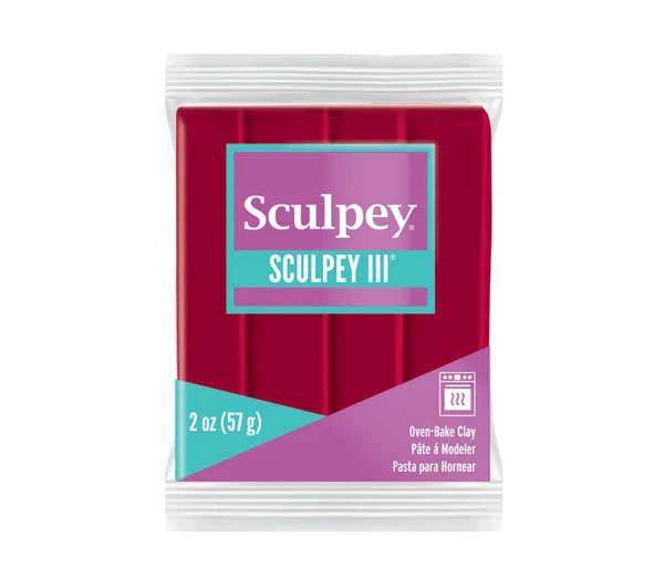 Sculpey III Modelling Clay, 57g, Red