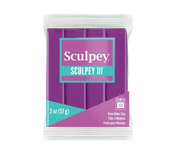 Sculpey III Modelling Clay, 57g, Violet