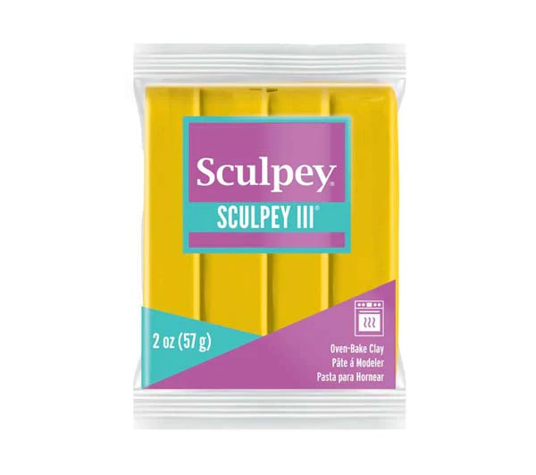 Sculpey III Modelling Clay, 57g, Yellow