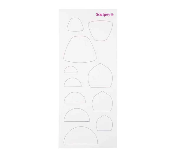 Sculpey Jewelery Design Template, 6Pcs - Image 4
