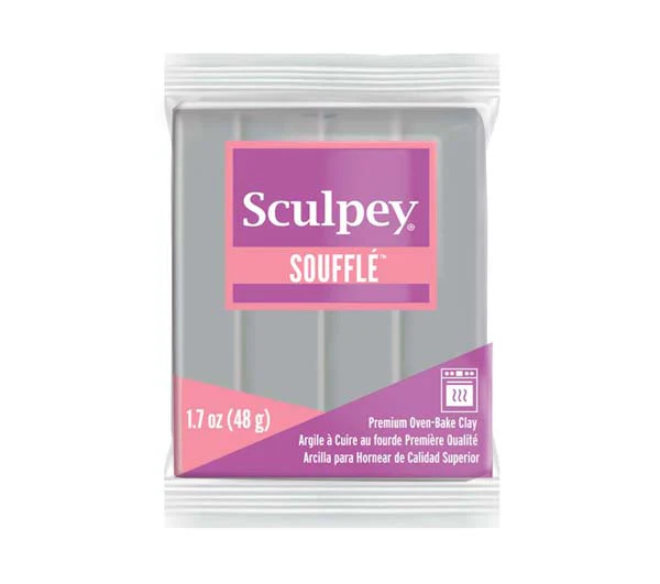 Sculpey Souffle Modelling Clay, 1.7oz/ 48g, Concrete