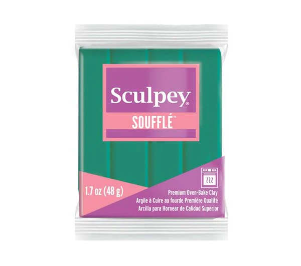 Sculpey Souffle Modelling Clay, 1.7oz/ 48g, Jade