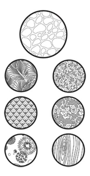 Sculpey Texture Sheet, Nature, 2Pcs - Image 4