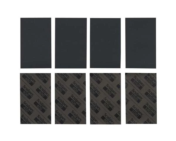 Sculpey Wet & Dry Sandpaper Variety Pack, 8Pcs - Image 3
