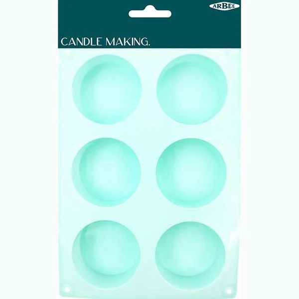 Silicone Candle Mould Round, 1pcs