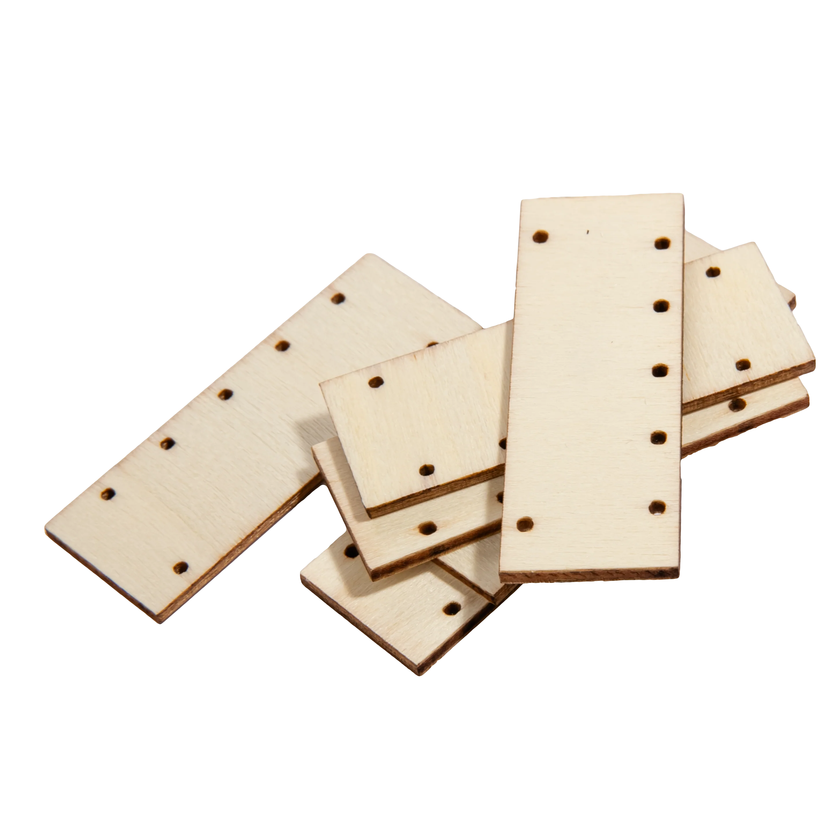 Simply DIY Plywood Jewellery Rectangle Pendant 55x20mm (6 Pieces) - Image 3
