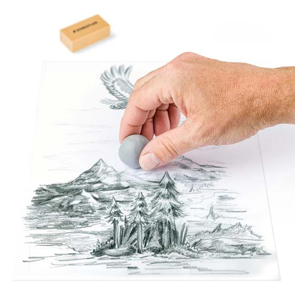 Staedtler Artist Erasers Pack (includes Gum and Kneadable Eraser), 2Pcs - Image 3