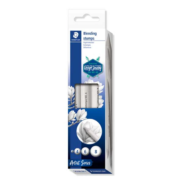 Staedtler Design Journey Blending Stumps, Assorted Sizes, 4Pcs