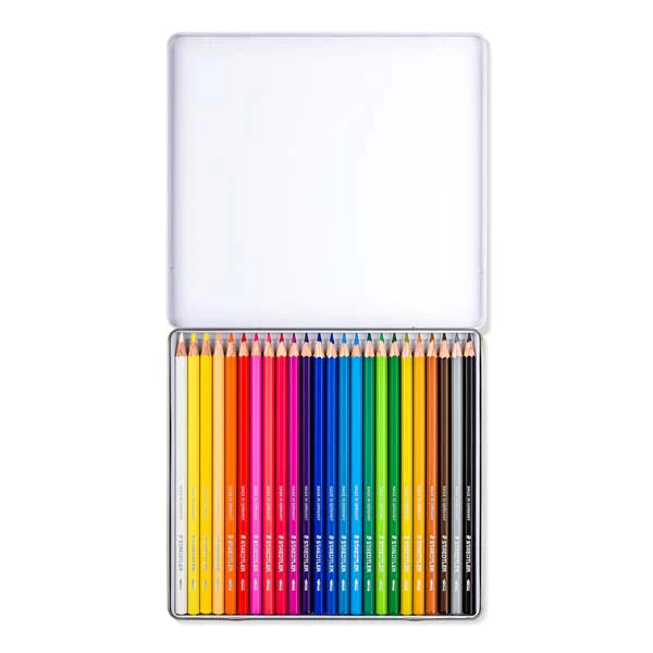 Staedtler Design Journey Watercolour Pencils, Assorted Colours, 24Pk