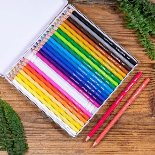 Staedtler Design Journey Watercolour Pencils, Assorted Colours, 24Pk - Image 4