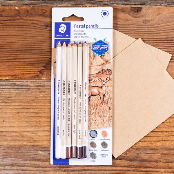 Staedtler Mars Lumograph Pastel Pencils, 6Pk - Image 2