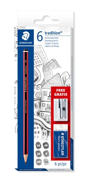 Staedtler Tradition Sketching Set, 6Pcs