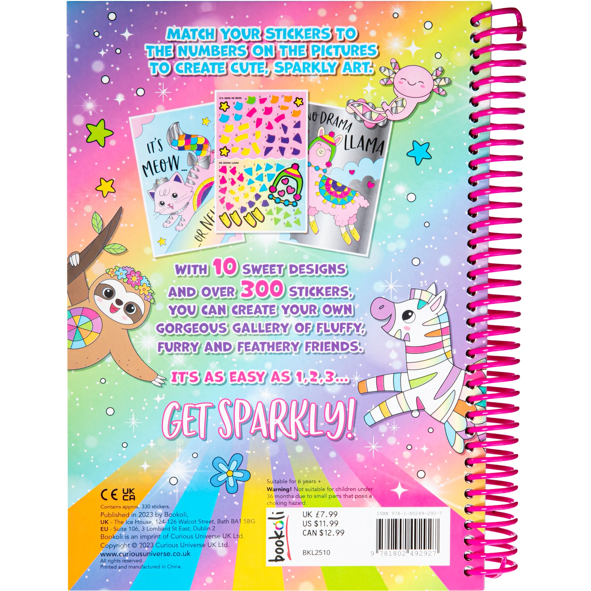 Sticker by Numbers: Cute Animals - Image 6
