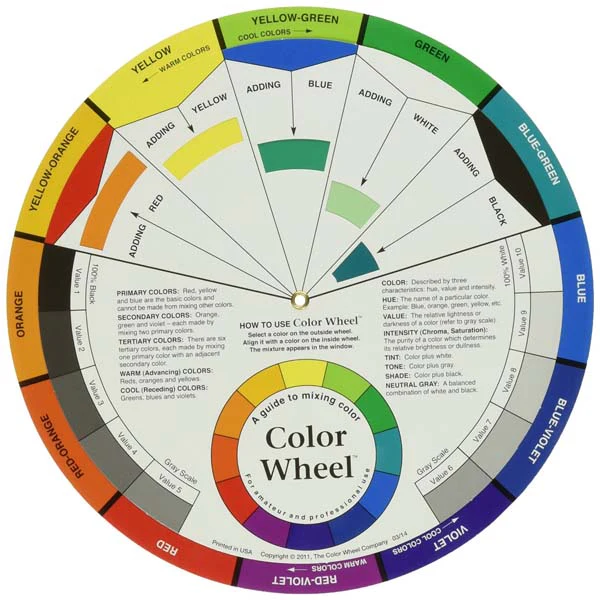 TCWC Artists Colour Wheel, 23.5cm