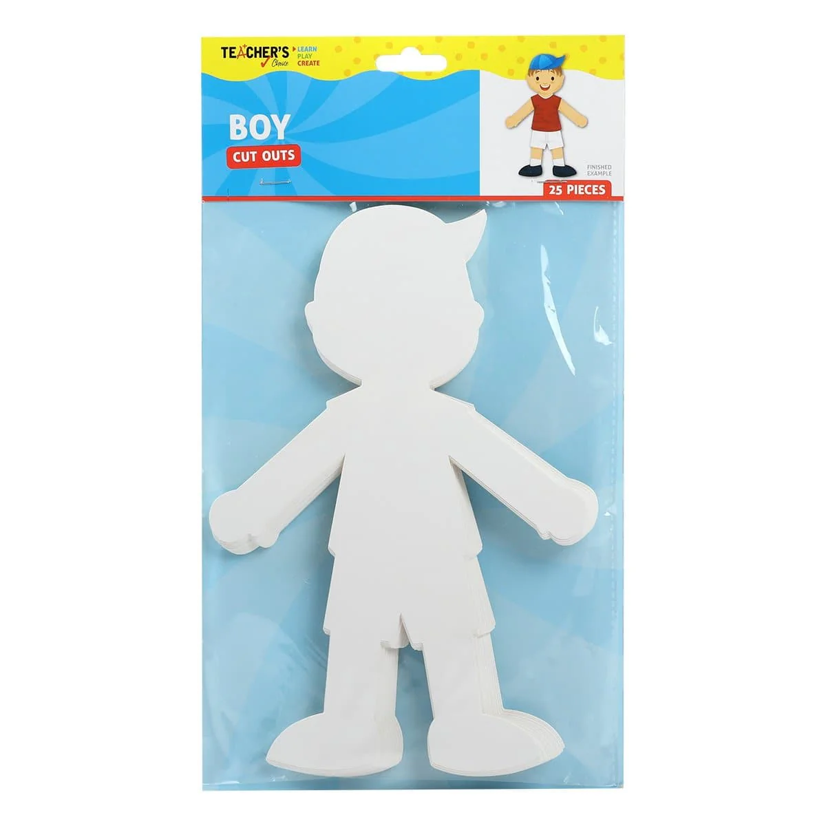 Teacher's Choice Boy Paper Cut Outs 25 Pieces - Image 2