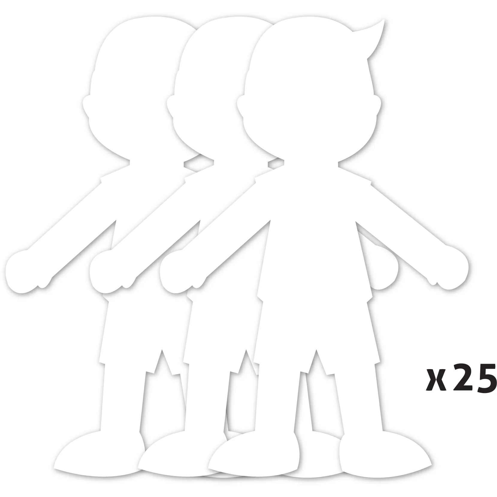 Teacher's Choice Boy Paper Cut Outs 25 Pieces - Image 8