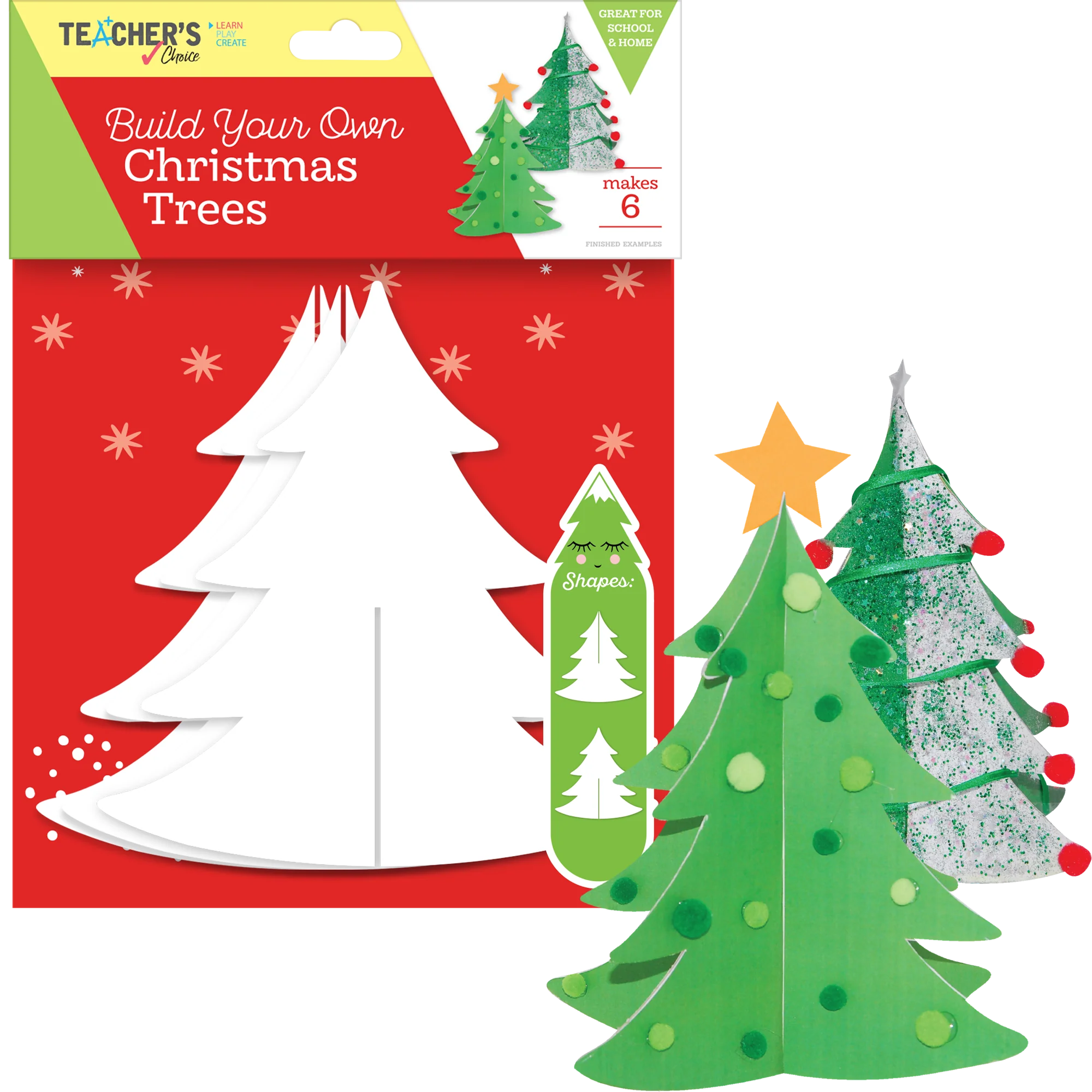 Teacher's Choice Build Your Own Christmas Trees Makes 6