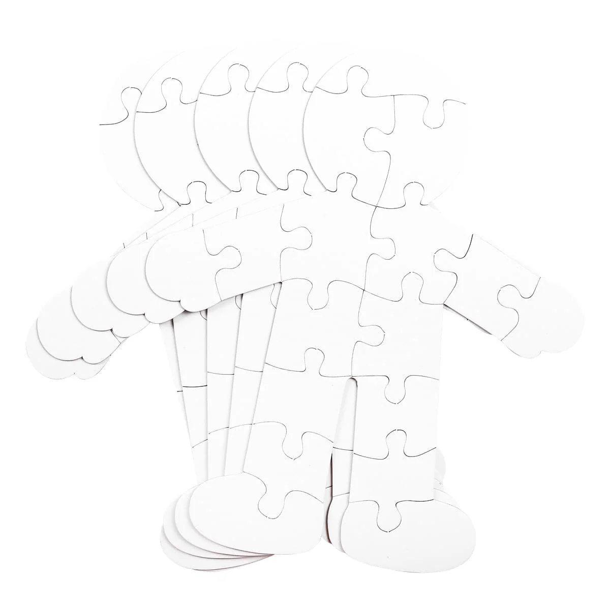 Teacher's Choice Jigsaw Person Puzzle 5 Pieces - Image 3