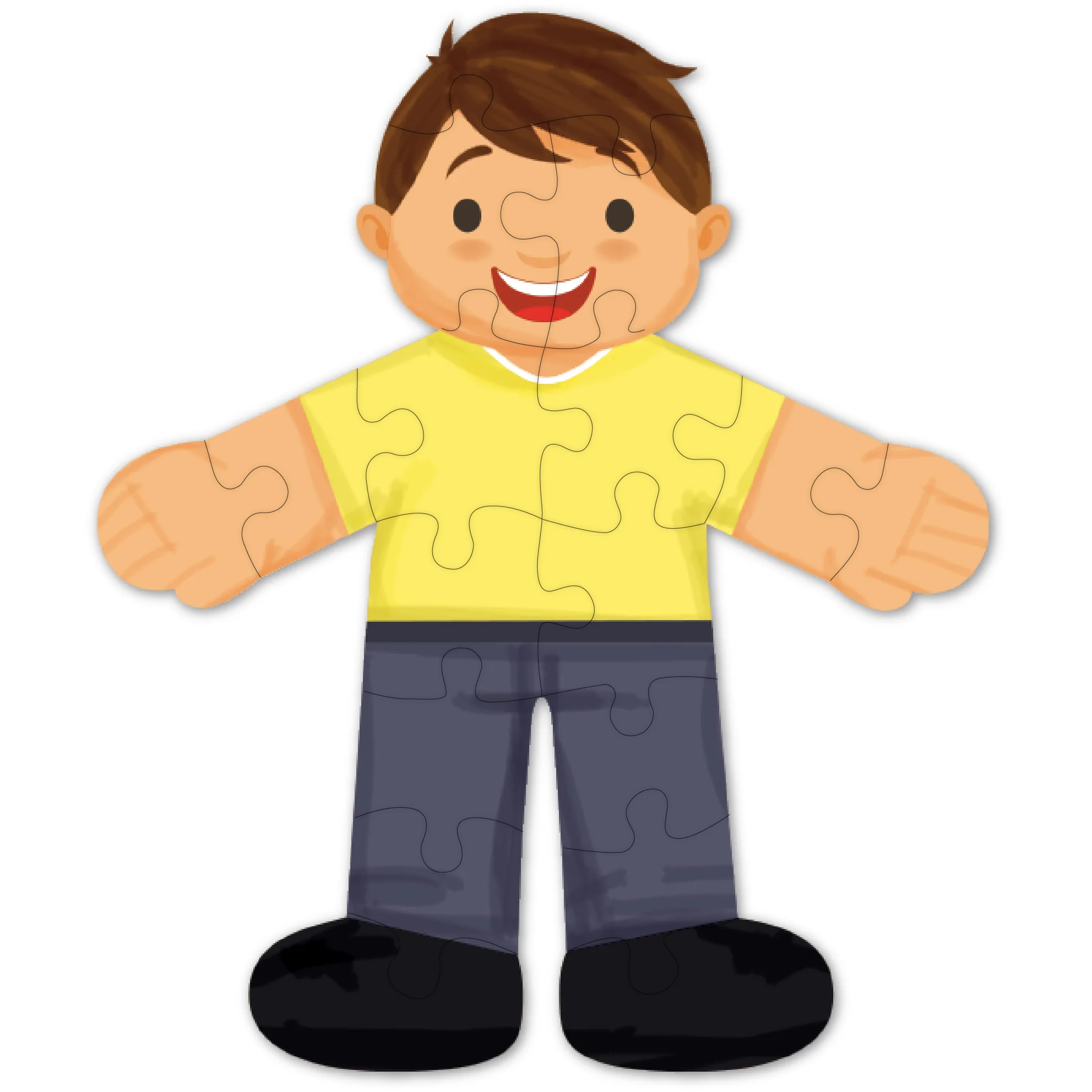 Teacher's Choice Jigsaw Person Puzzle 5 Pieces - Image 5