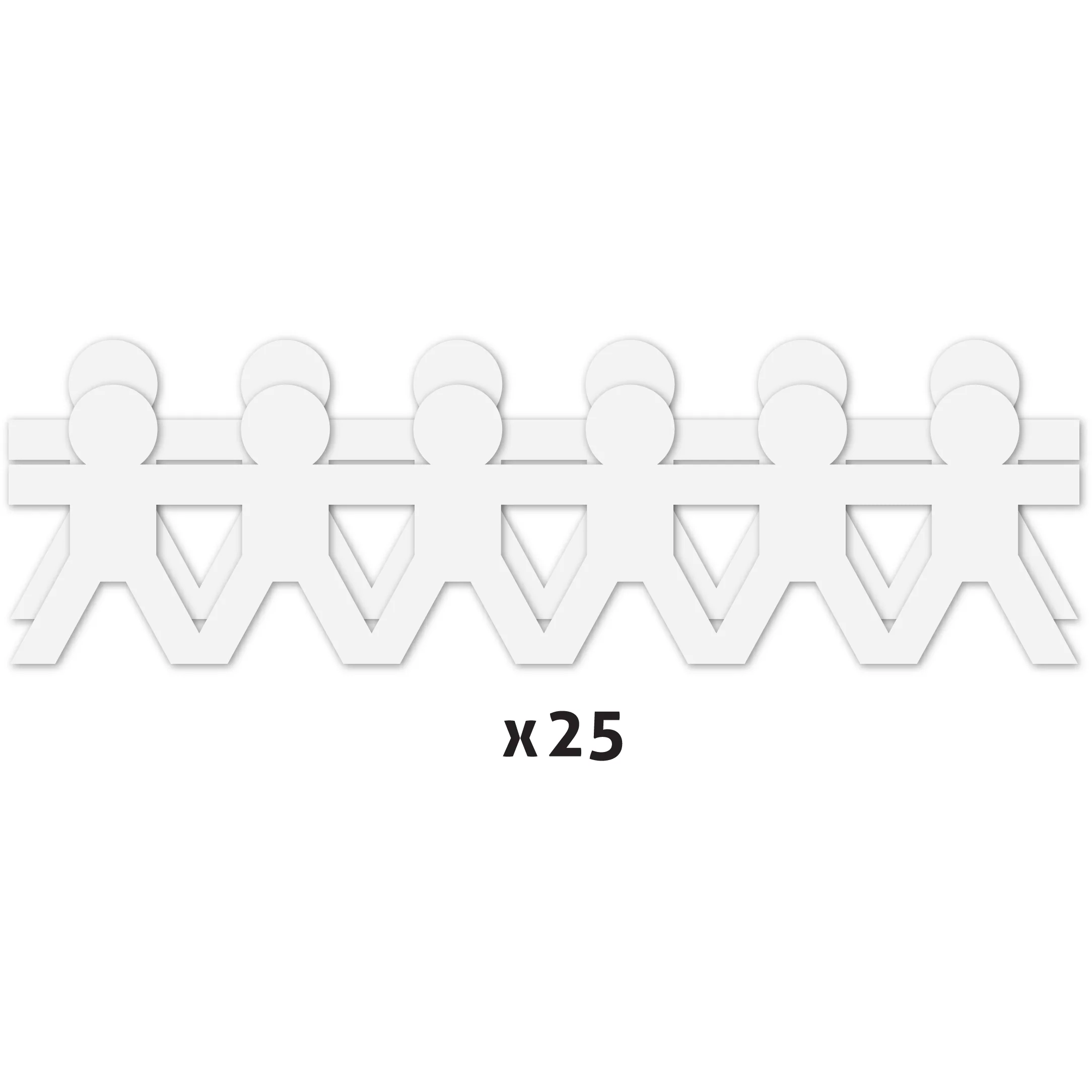 Teacher's Choice Boy Paper Chain Cut Outs 25 Pieces - Image 5
