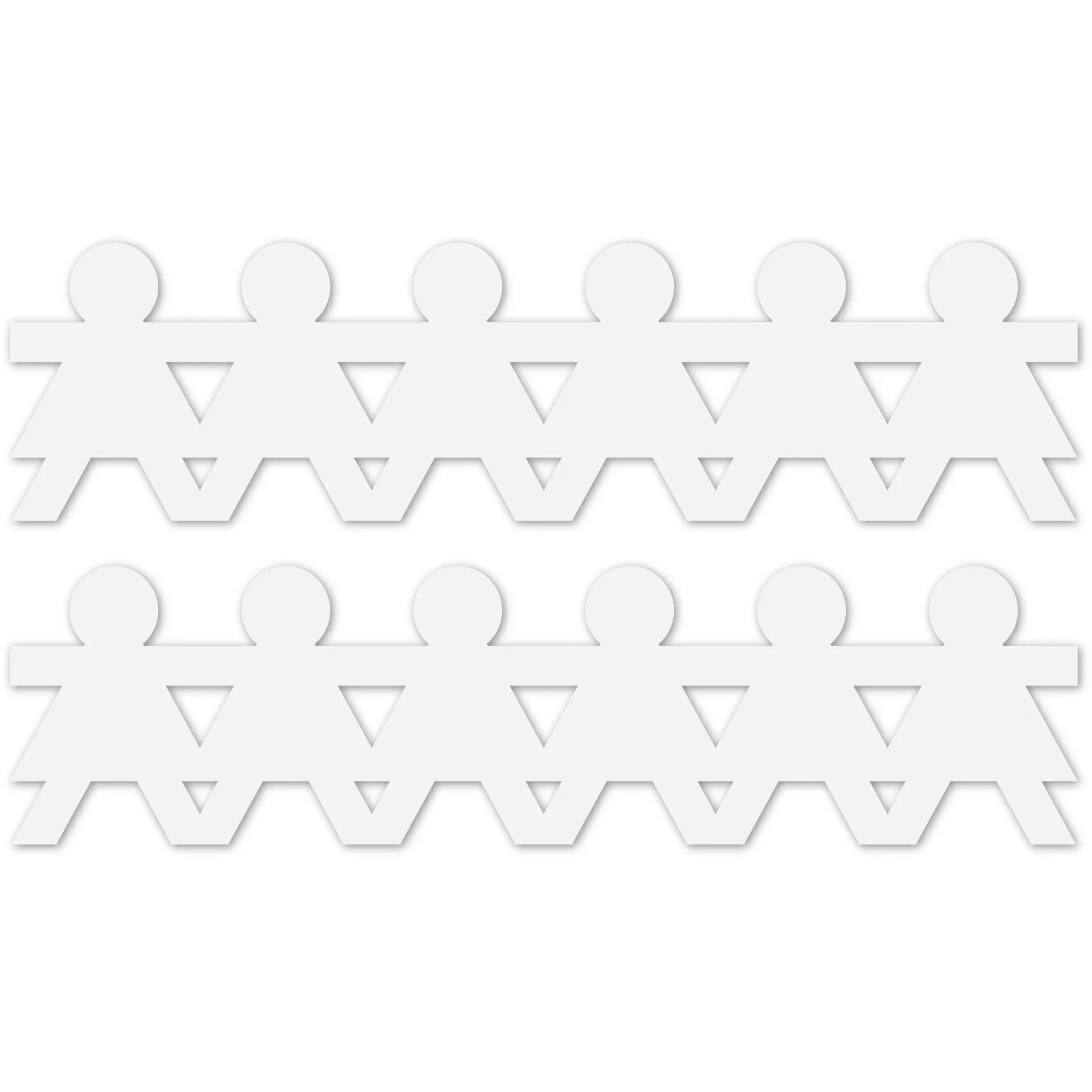 Teacher's Choice Girl Paper Chain Cut Outs 25 Pieces - Image 5
