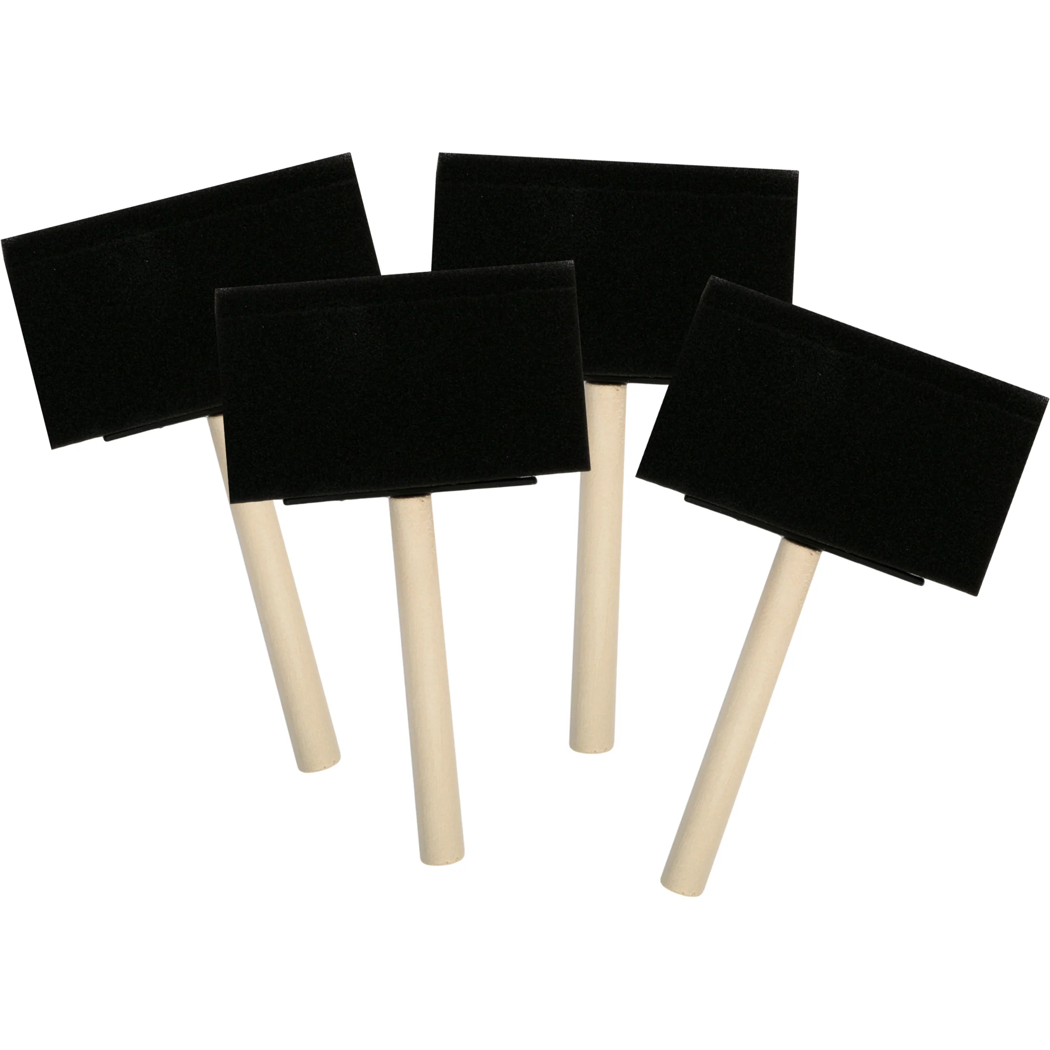 The Art Studio Foam Brushes 100mm (4 Pack)