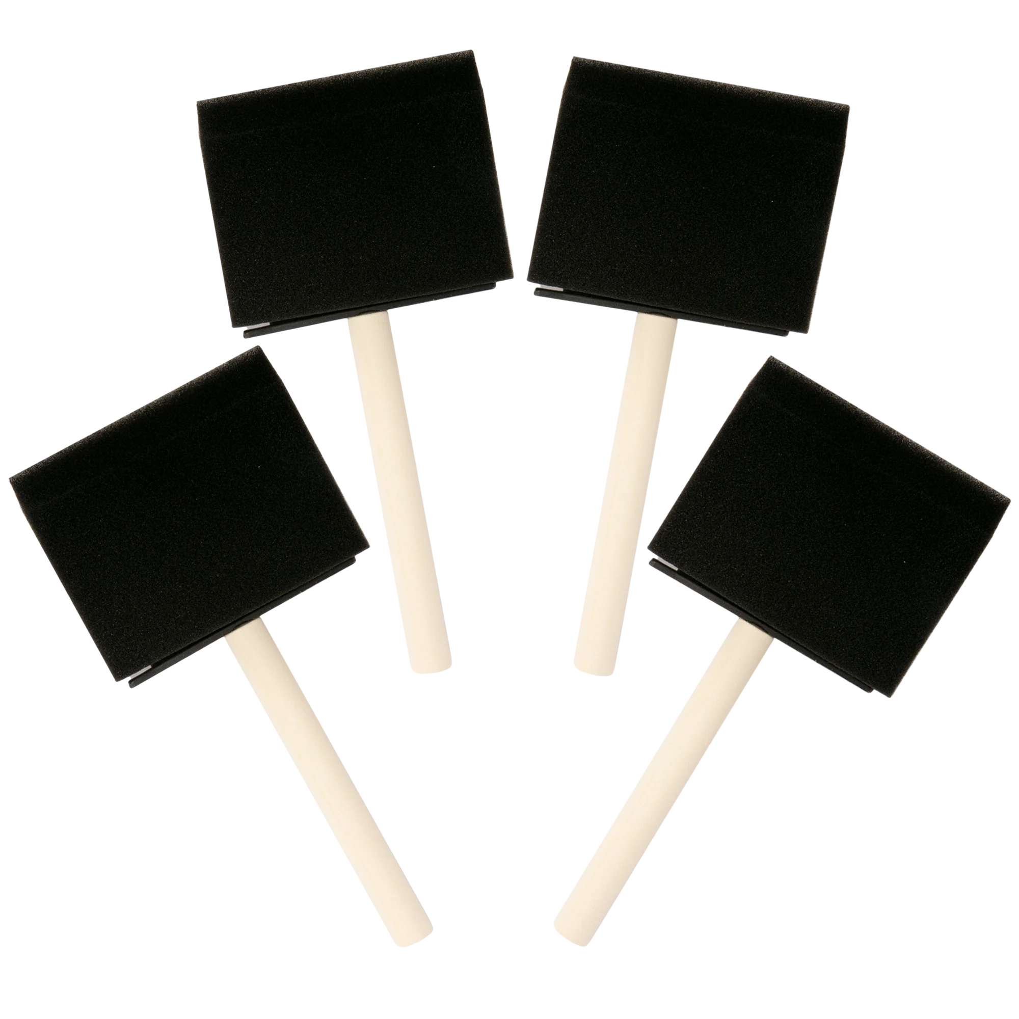 The Art Studio Foam Brushes-75mm (4 Piece)