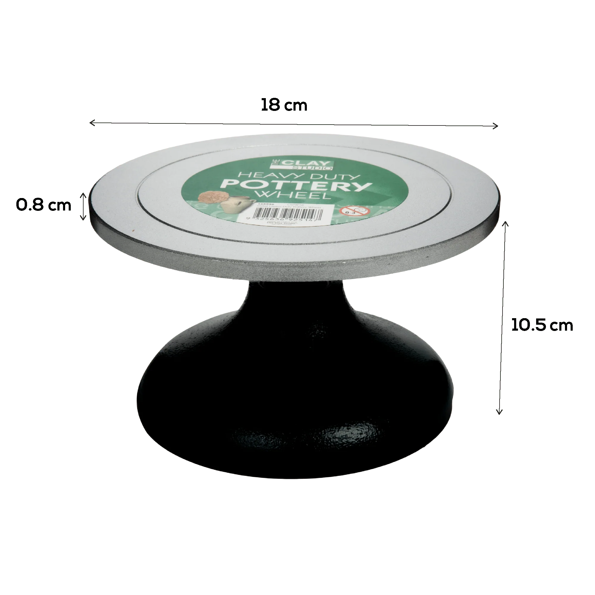 The Clay Studio Heavy Duty 18cm Pottery Wheel - Image 6