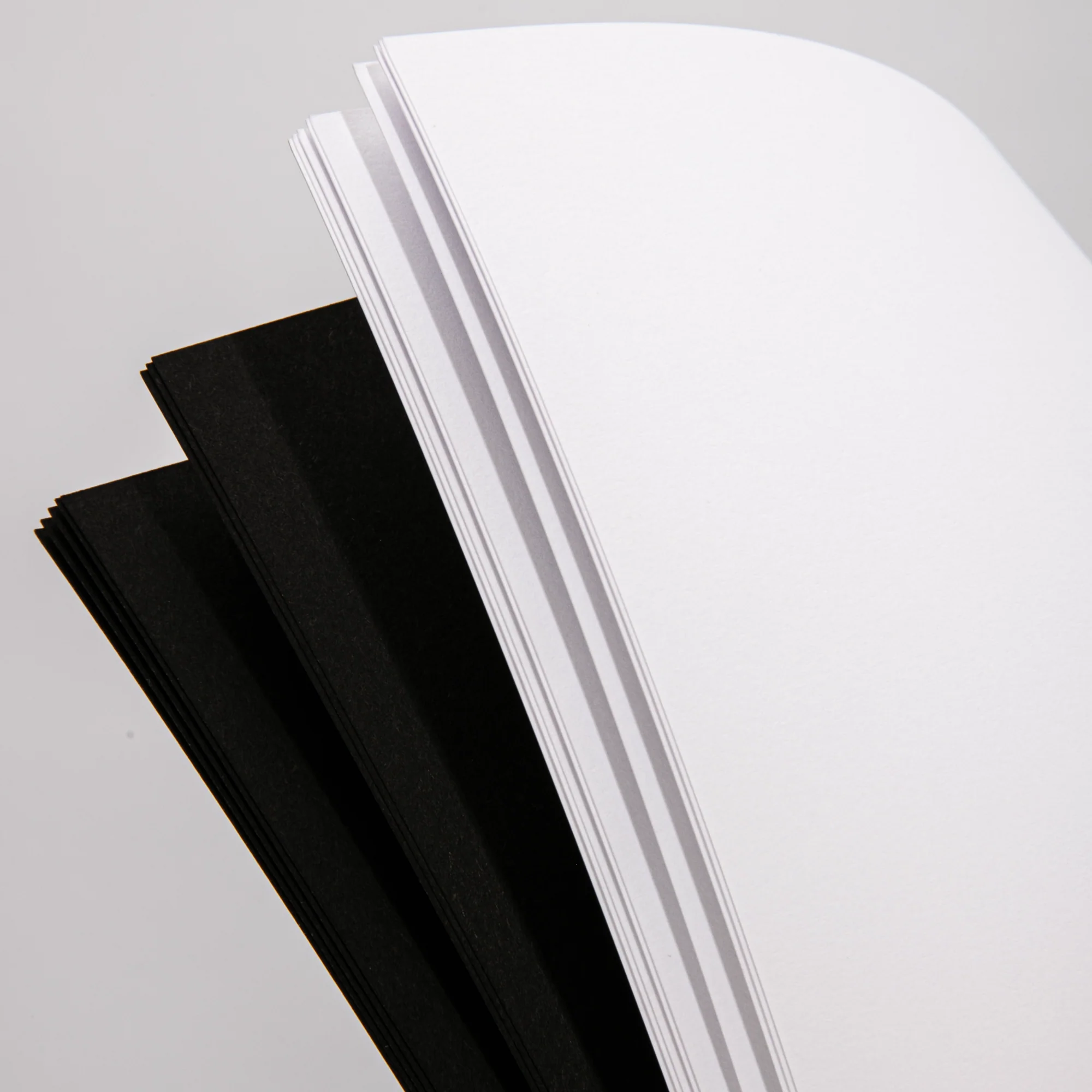 The Paper Mill Coloured Core Smooth Cardstock 180gsm 15x15cm (6 x 6") 25 Sheets Black & White - Image 5