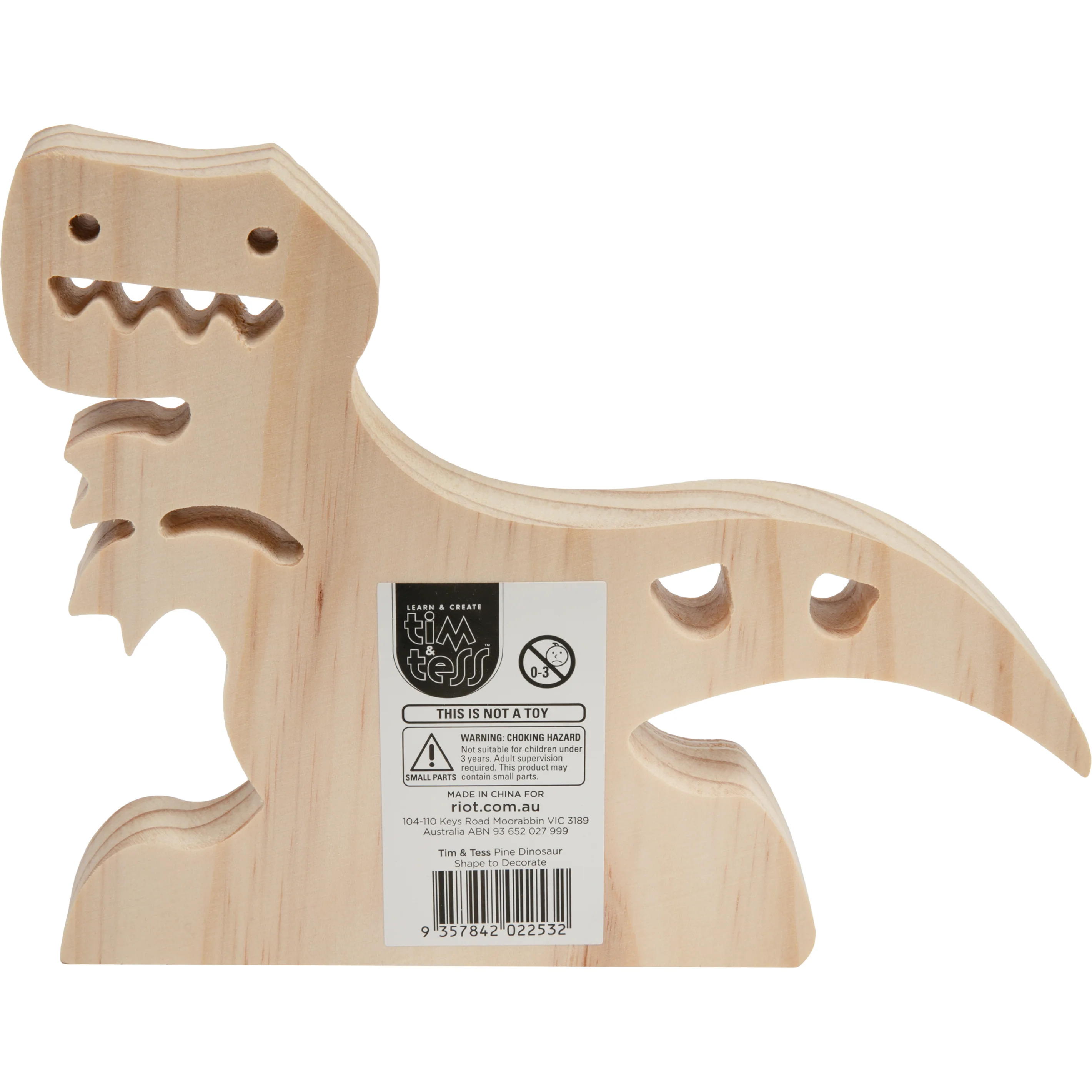 Tim & Tess Pine Dinosaur - Image 4