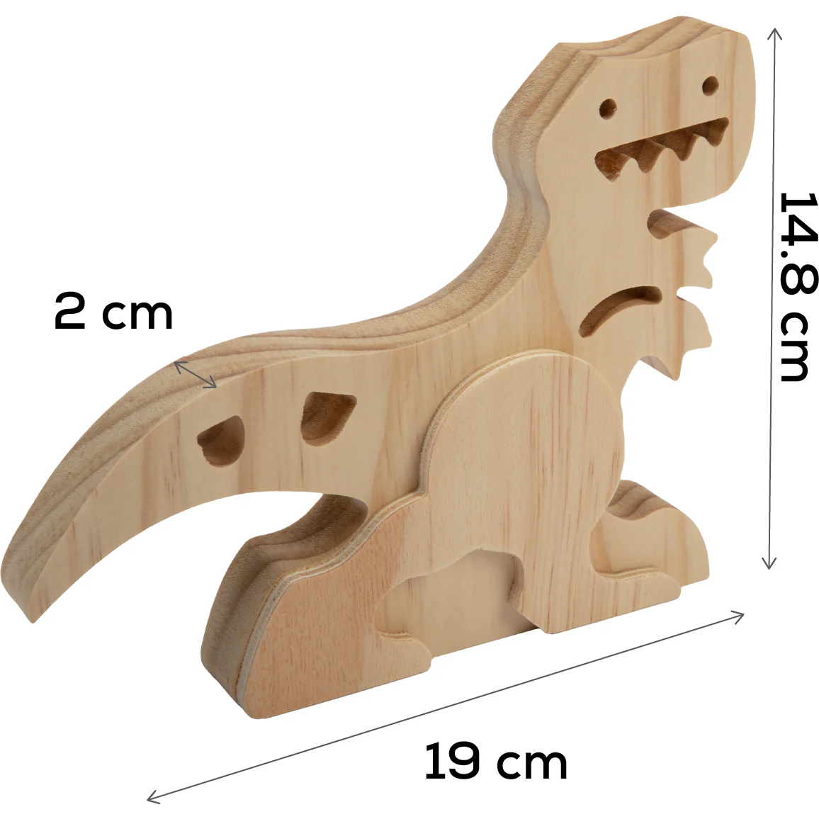 Tim & Tess Pine Dinosaur - Image 5
