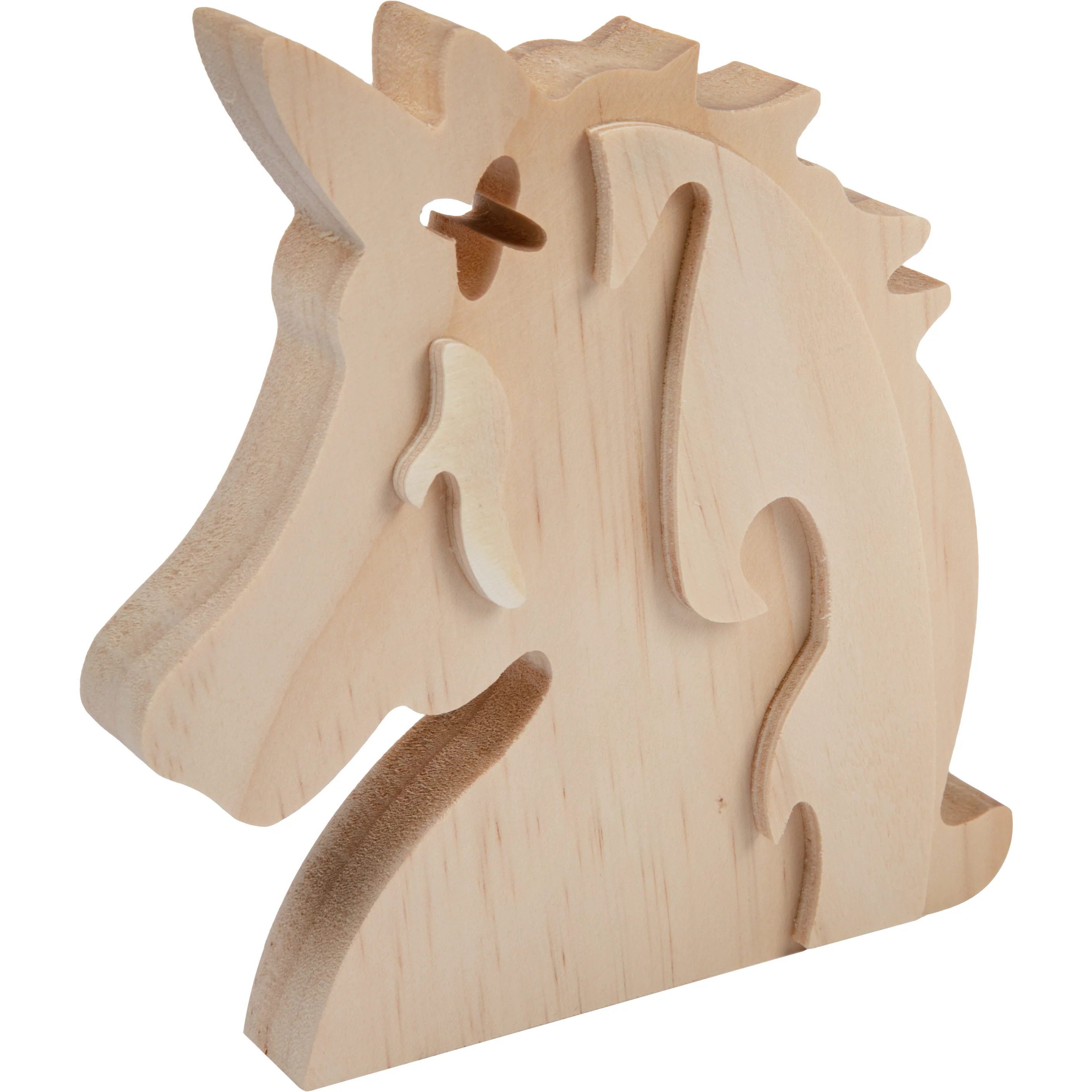 Tim & Tess Pine Unicorn Head