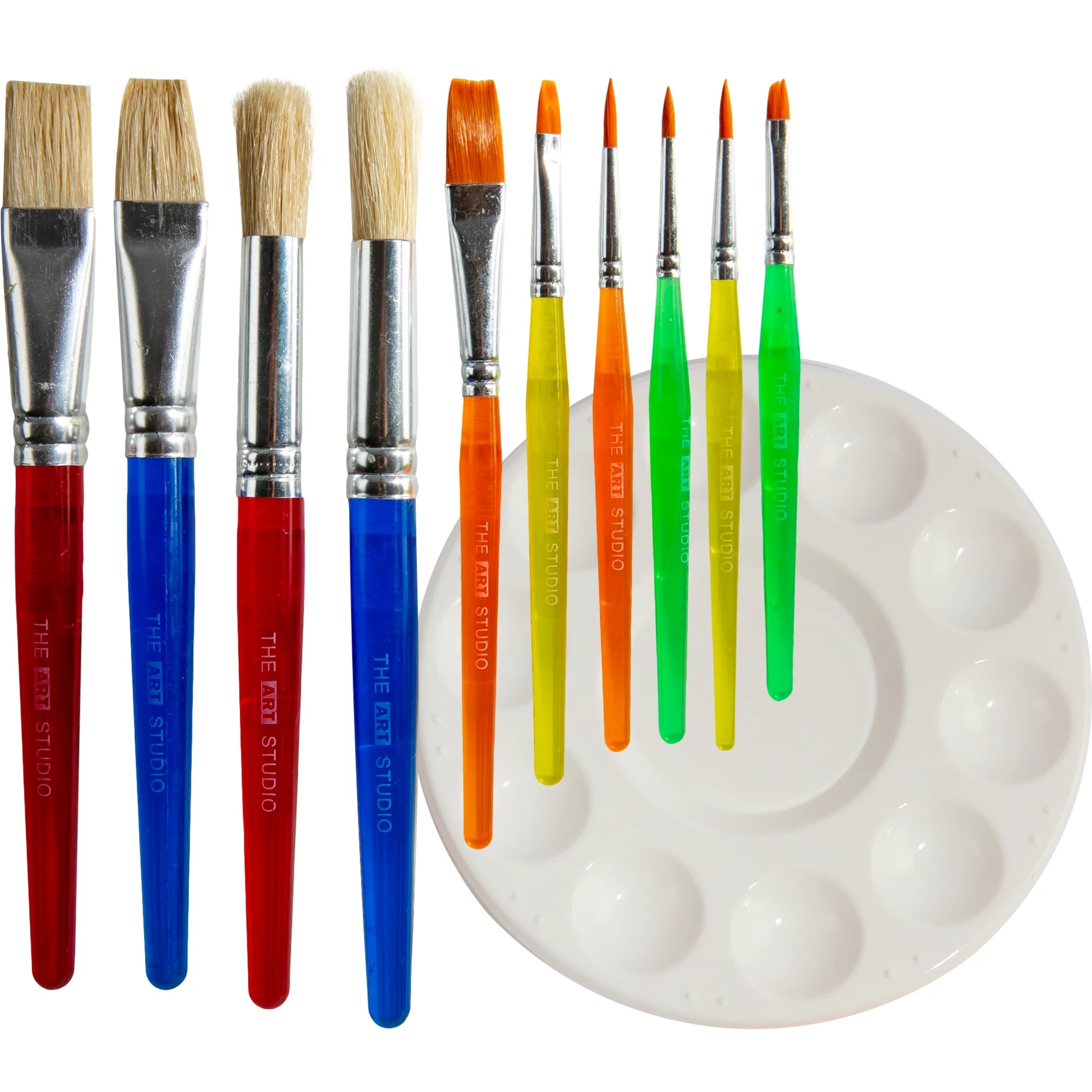 Tim & Tess Kids Brush & Palette Set (11 Pieces)