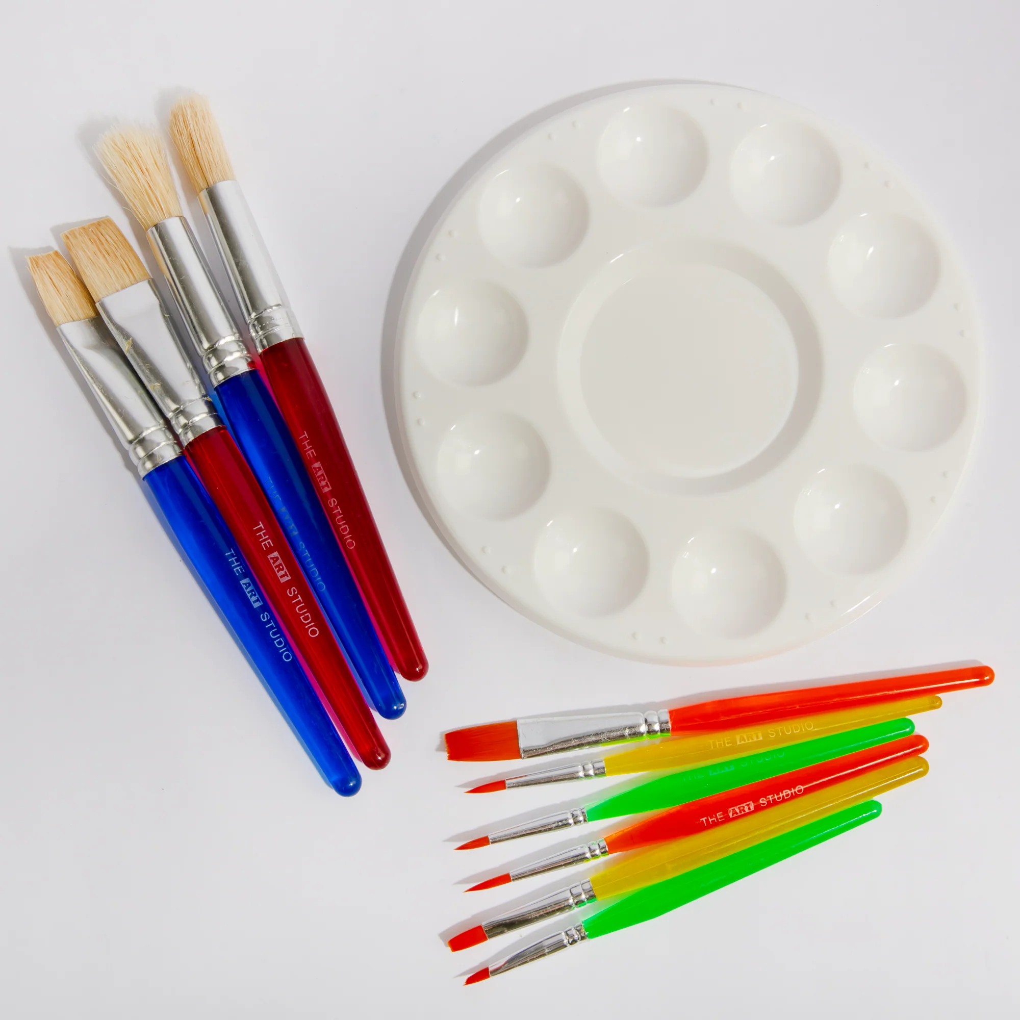 Tim & Tess Kids Brush & Palette Set (11 Pieces) - Image 2