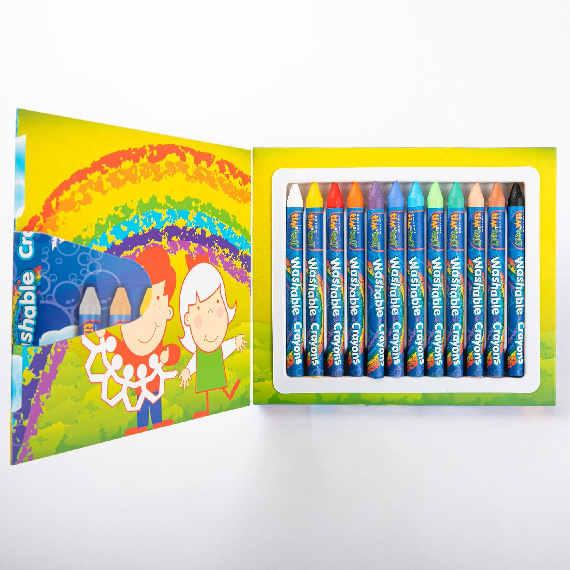 Tim & Tess Washable Crayons (12 Pack) - Image 2