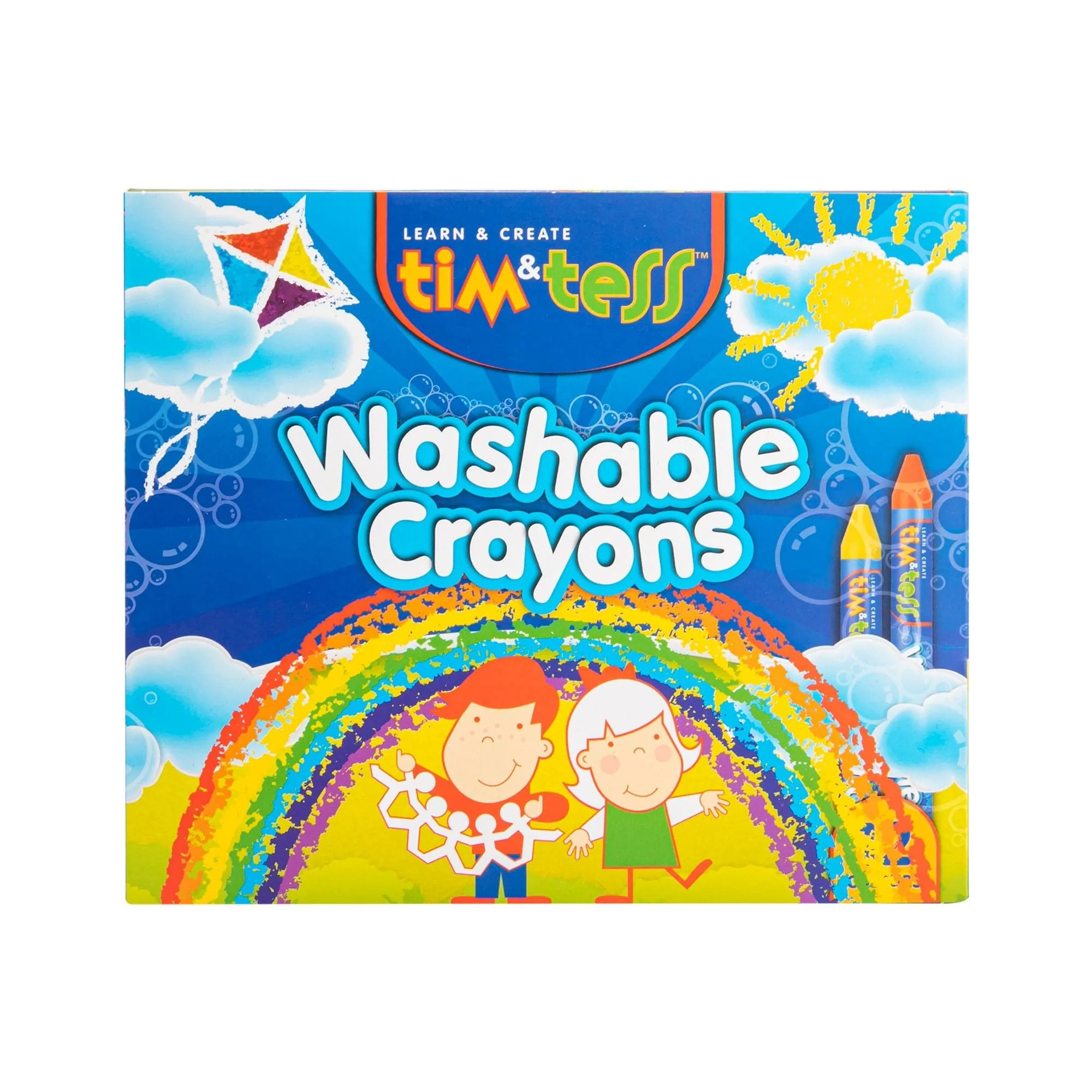 Tim & Tess Washable Crayons (12 Pack) - Image 3