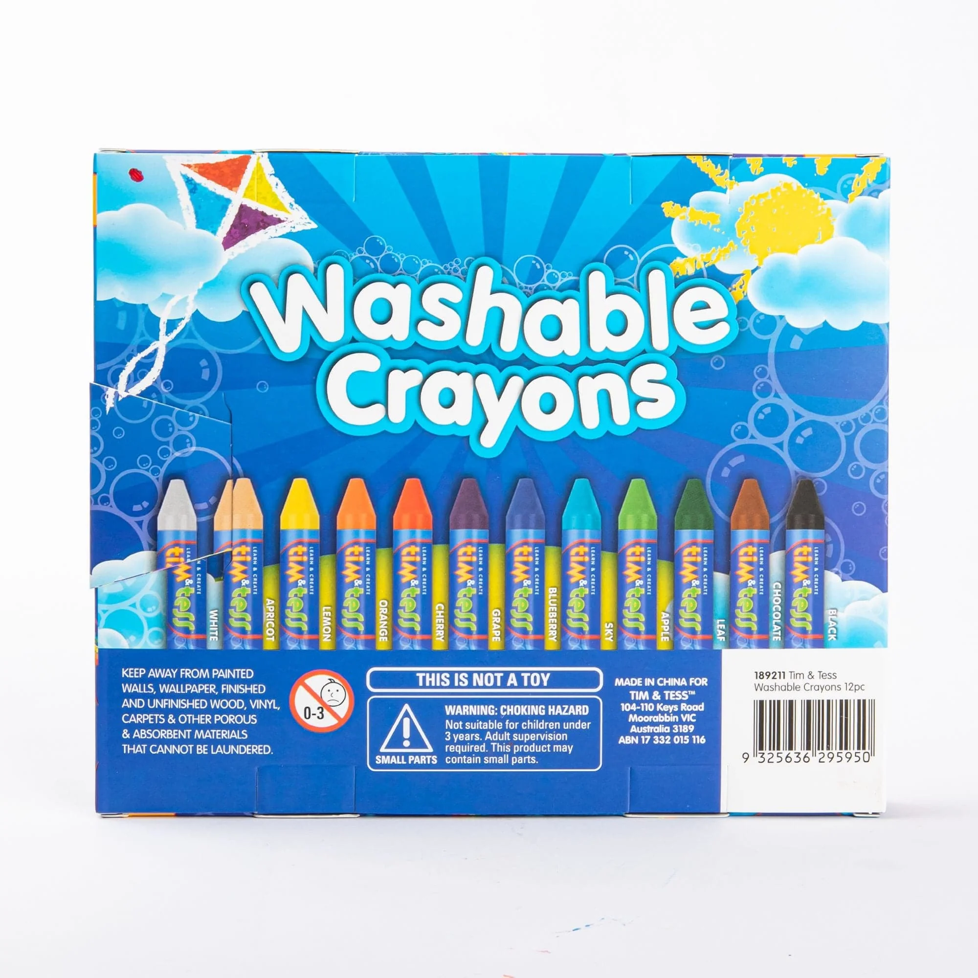 Tim & Tess Washable Crayons (12 Pack) - Image 5