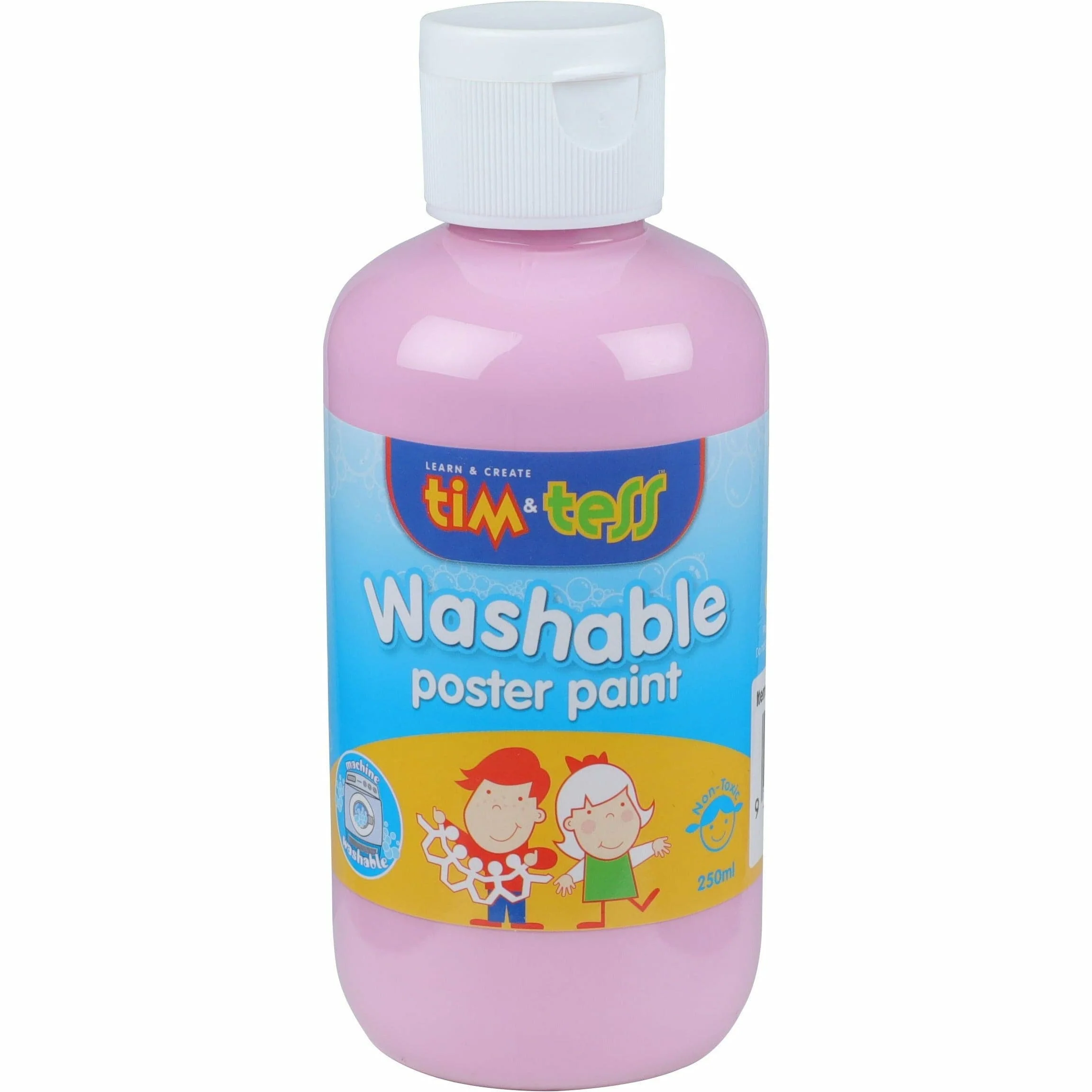 Tim & Tess Children's Washable Poster Paint Pink 250ml